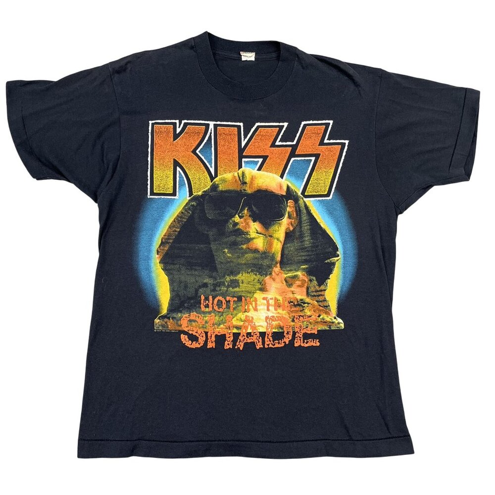 Vintage KISS the Band 90 Hot in the Shade TShirt Large Paul Stanley Gene Simmons